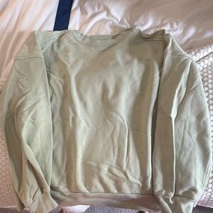 Everlane Green Crew Neck Sweater worn once!